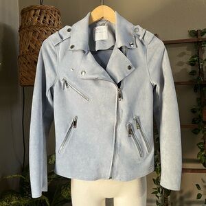 Rino & Pelle Suede Moto jacket size 34